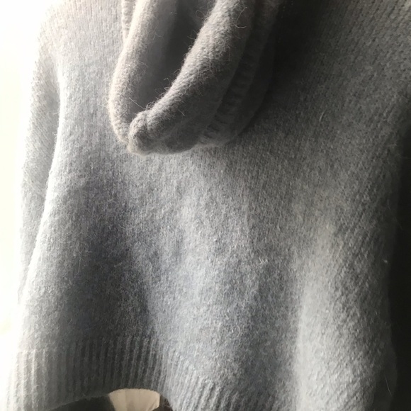 Zara blue sweater size M-L large sleeves - Picture 4 of 14